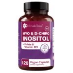 Intimate Rose Myo-Inositol & D-Chiro Inositol 40:1 + Folate & Vitamin D, 120 Capsules