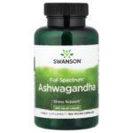 Swanson Full Spectrum Ashwagandha 450 mg, 100 Capsules