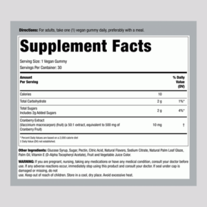 Nature's Truth Cranberry Gummies, Mango Cranberry, 30 Count - view 2