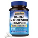Vitalibre Magnesium Complex 10-in-1, 420 mg Elemental Magnesium, 120 Capsules