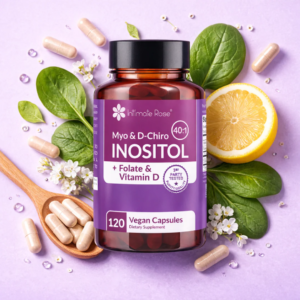 Intimate Rose Myo-Inositol & D-Chiro Inositol 40:1 + Folate & Vitamin D, 120 Capsules - view 2