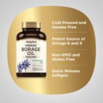 PipingRock Borage Oil 1,000 mg, 100 Softgels - view 4