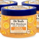 Dr Teal's Pink Himalayan Salt Body Scrub with Epsom Salt & Citrus Oils, 454 g