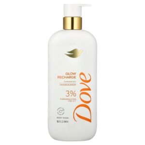 Dove Glow Recharge Brightening Body Wash with Vitamin C Serum, 547 ml