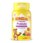 L'il Critters Probiotic with Prebiotic Fiber Gummies, Cherry, Orange & Grape, 1 Billion CFU, 60 Count