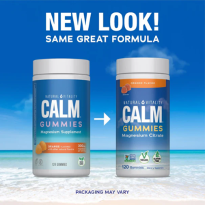 Natural Vitality CALM Magnesium Citrate Gummies, Orange, 120 Count - view 2