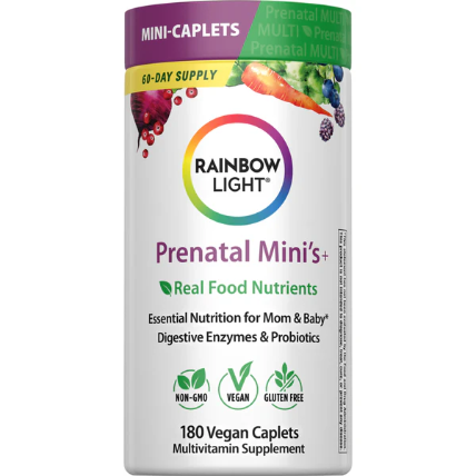 589E684F-0150-48B6-B4ED-4EB4A250878B.png Rainbow Light Prenatal Multi Mini's+, 180 Mini-Tablets