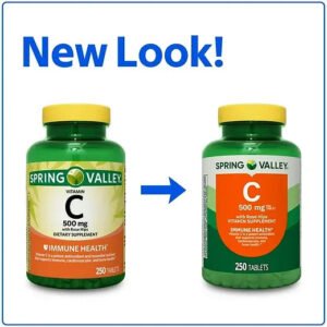 Spring Valley Vitamin C 1,000 mg with Rose Hips, 100 Tablets - view 2