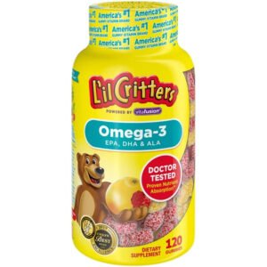 L'il Critters Omega-3 Kids Gummies, DHA, EPA & ALA, Citrus, 120 Count - view 2