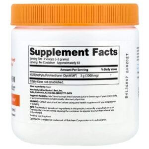 Doctor's Best MSM Powder with OptiMSM, 250 g - view 2