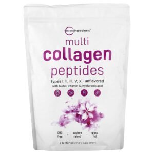 Micro Ingredients Multi Collagen Peptides Powder, Unflavored