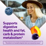 Vitafusion FiberWell Fit, Sugar-Free Fiber Gummies, Peach, Raspberry & Berry, 90 Count - view 3