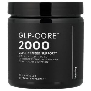 Toniiq GLP-1 Support with GlucoVantage Dihydroberberine & Akkermansia, 120 Capsules