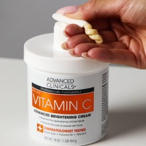 Advanced Clinicals Vitamin C Brightening Body Cream, 454 g - view 2
