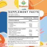 Prunucis Liposomal Glutathione with Vitamin C, Milk Thistle & ALA, 60 Capsules - view 3