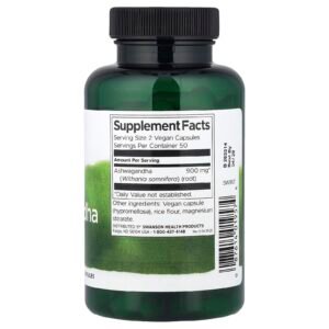 Swanson Full Spectrum Ashwagandha 450 mg, 100 Capsules - view 2