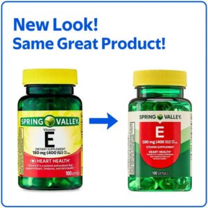 Spring Valley Vitamin E 180 mg, 100 Softgels - view 2