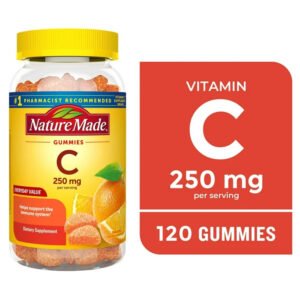 Nature Made Vitamin C 250 mg Gummies, 120 Count