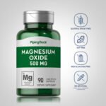 PipingRock Magnesium Oxide 500 mg, 90 Capsules - view 2