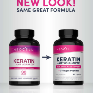 NeoCell Keratin Hair Volumizer, 60 Capsules - view 2