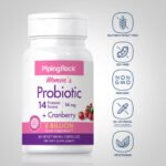 PipingRock Women's Probiotic, 14 Strains, 5 Billion Cultures with Cranberry, 90 Capsules - view 3