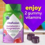 Vitafusion Melatonin and Magnesium Gummies, Twilight Berry Thrill, 90 Count - view 2