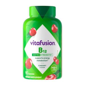 Vitafusion Extra Strength Vitamin B12 Gummies, Cherry, 90 Count