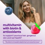 Vitafusion Hair, Skin & Nails Gummies with Biotin, 100 Count - view 3