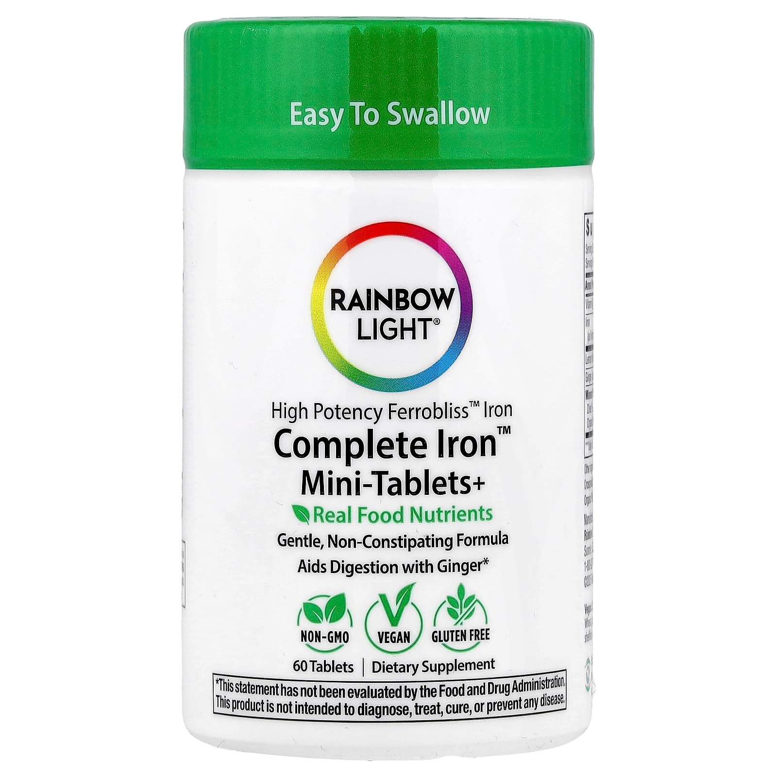 C4E51189-A2DF-424E-88F1-0E5517163404.jpg Rainbow Light Complete Iron Mini-Tablets, 60 Count