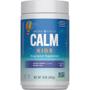 Natural Vitality CALM Kids Magnesium Powder, Berry, 170 g