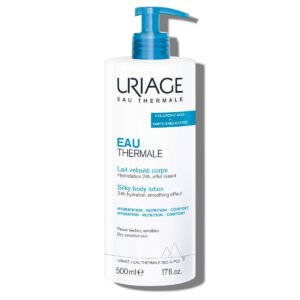 Uriage Thermal Water Silky Body Lotion, 24h Hydration, 500 ml
