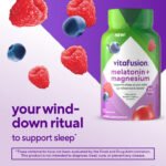 Vitafusion Melatonin and Magnesium Gummies, Twilight Berry Thrill, 90 Count - view 3