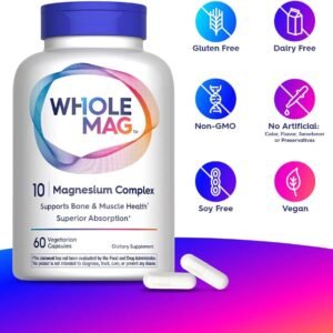 WholeMag Magnesium Complex 10-in-1, 60 Capsules - view 2