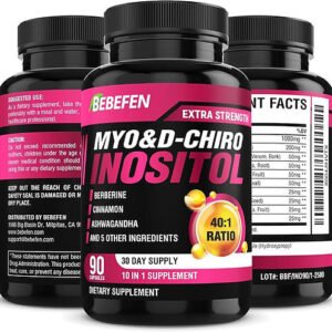 Bebefen Myo-Inositol & D-Chiro Inositol Complex, 90 Capsules