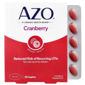Azo Cranberry Urinary Tract Health, 50 Caplets