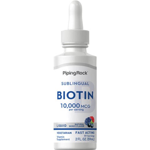 F1823096-BC40-49BB-8025-BA7BD161AF68.jpg PipingRock Liquid Biotin 10,000 mcg, Strawberry