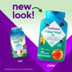 Vitafusion FiberWell Fit, Sugar-Free Fiber Gummies, Peach, Raspberry & Berry, 90 Count - view 2