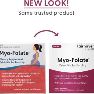 Fairhaven Health Myo-Inositol + Methyl Folate Powder, 30 Sachets - view 2
