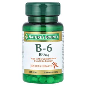 Nature's Bounty Vitamin B6 100 mg, 100 Tablets