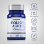 PipingRock Folic Acid 400 mcg, 250 Tablets - view 3