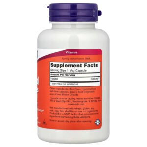 Now Foods Inositol 500 mg, 100 Capsules - view 2