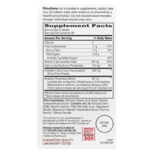 21st Century Cranberry Plus Probiotics, 60 Tablets - view 2