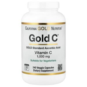California Gold Nutrition Gold C USP Grade Vitamin C 1,000 mg Veggie Capsules - view 2