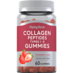 PipingRock Collagen Types I & III Gummies, 60 Count