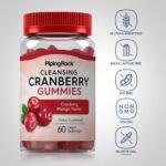PipingRock Cranberry Gummies, Cranberry Mango, 60 Count - view 3