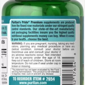 Puritan's Pride Ginkgo Biloba 60 mg, 120 Capsules - view 2