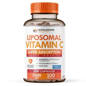 Wholesome Wellness Liposomal Vitamin C 1,500 mg, 200 Capsules
