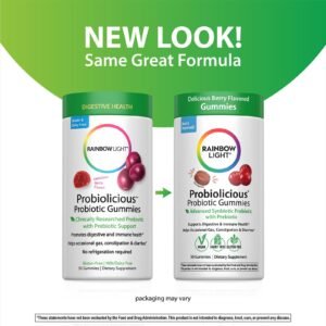 Rainbow Light Probiolicious Probiotic Gummies, Berry, 50 Count - view 2