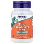 Now Foods Zinc Picolinate 50 mg, 60 Capsules