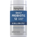 PipingRock Daily Probiotic, 30 Billion CFU, 60 Capsules